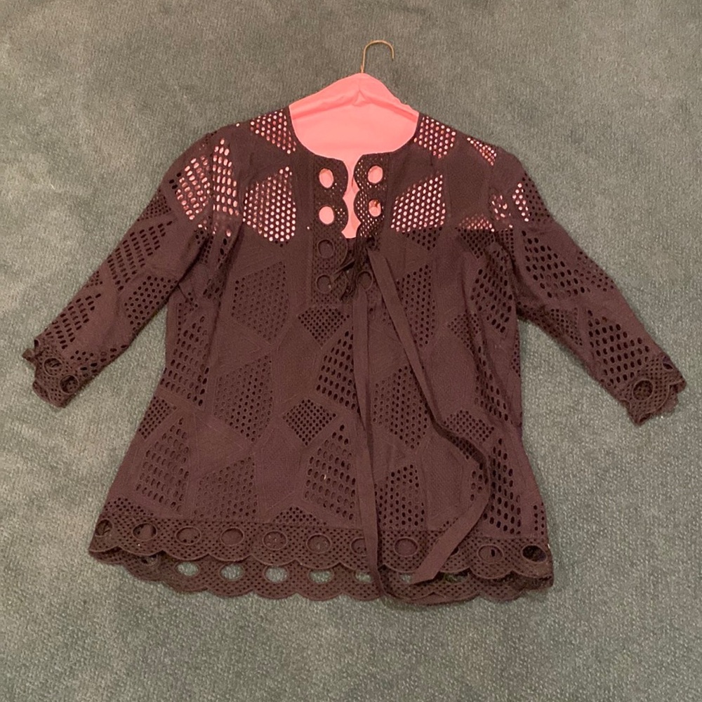 Beautiful open work blouse